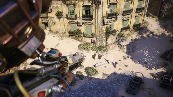 Official ARC Raiders screenshot showing a Raider moving through a surface raid