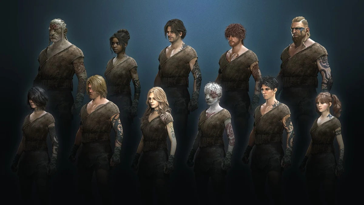 Official Dark Arisen hairstyle and tattoo lineup