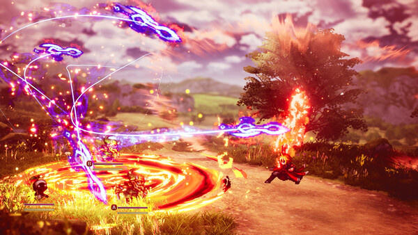 In-game combat screenshot capturing a special ability effect on the battlefield