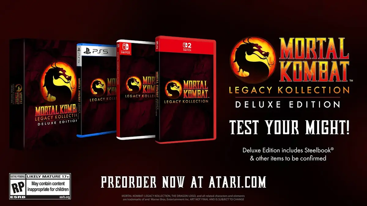 Official Digital Eclipse trailer still for the Mortal Kombat Legacy Kollection physical edition pre-order